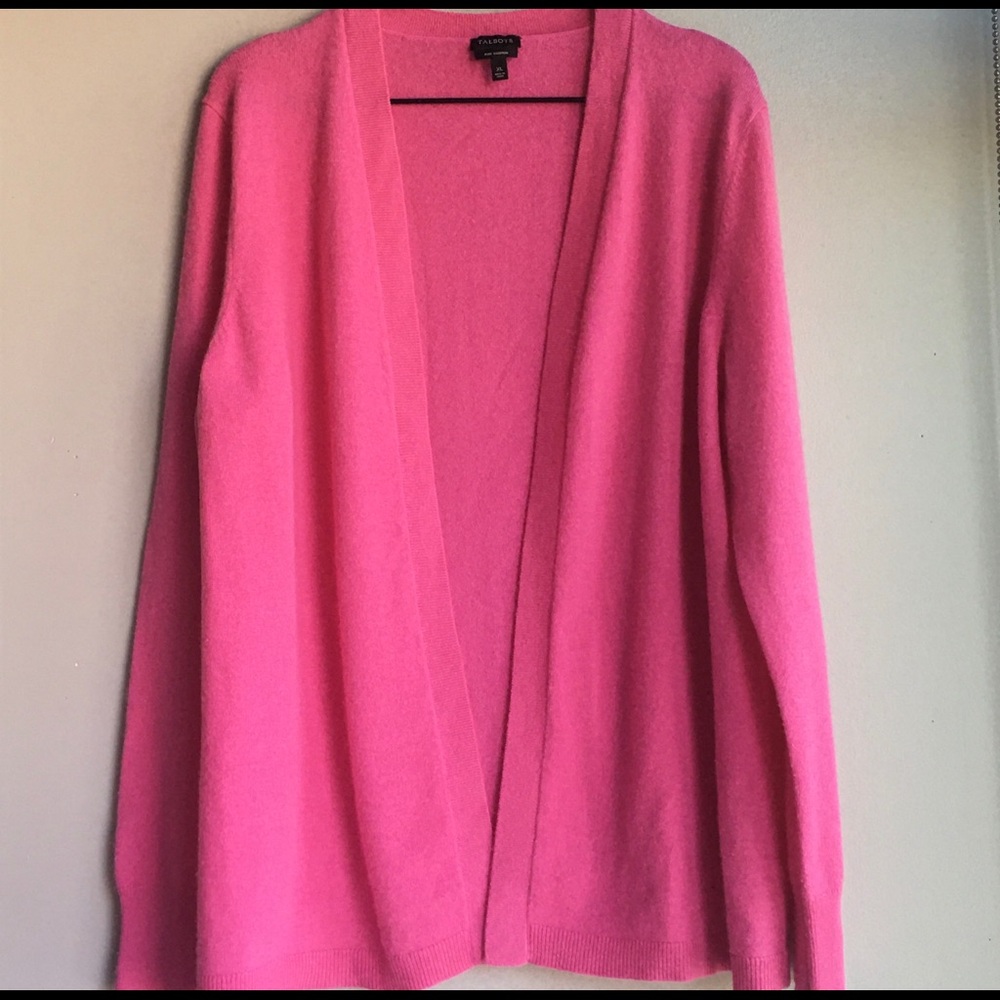 TALBOTS pink cashmere sweater XL